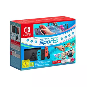 Nintendo Switch Sports Set portatīvā spēļu konsole 15,8 cm (6.2") 32 GB Skārienjūtīgais ekrāns Wi-Fi Zils, Pelēks, Sarkans