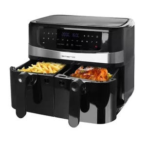 Hot air fryer Emerio AF-126672.4 9 L Double 2400 W Black