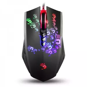 Игровая мышь A4Tech BLOODY A60 — оптическая, амбидекстр., 6200 DPI, USB Type-A, 8 кнопок, чёрная