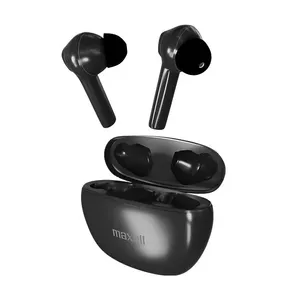 Bezvadu austiņas MAXELL Dynamic+ ar Bluetooth un uzlādes futlāri, melnas