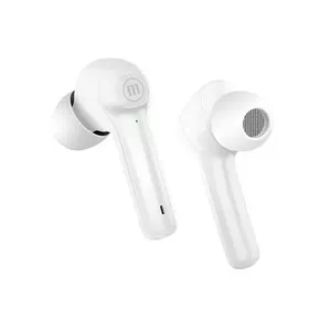 Bezvadu ausu iemaukti MAXELL DYNAMIC+ ar uzlādes futlāri, Bluetooth, USB‑C, 4 h, balti