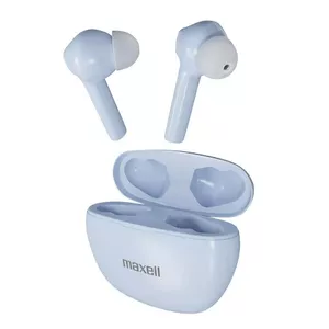 Bezvadu austiņas MAXELL Dynamic+ ar uzlādes futrāli, Bluetooth, zilas