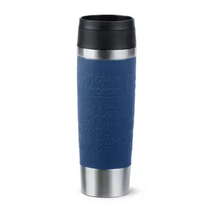 Tūristu krūze EMSA Classic N2022100 500 ml Melna Zila Nerūsējošā tērauda