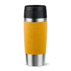 EMSA Travel Mug Classic N20208 36 ml Нержавеющая сталь и желтый с крышкой из полипропилена