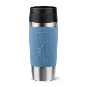 EMSA Travel Mug Classic 36 ml Zils Nerūsējošais tērauds Silikona vāks