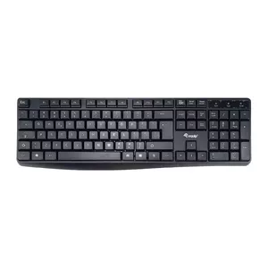 Equip 245215 tastatūra Birojs USB QWERTY Amerikāņu angļu valoda Melns