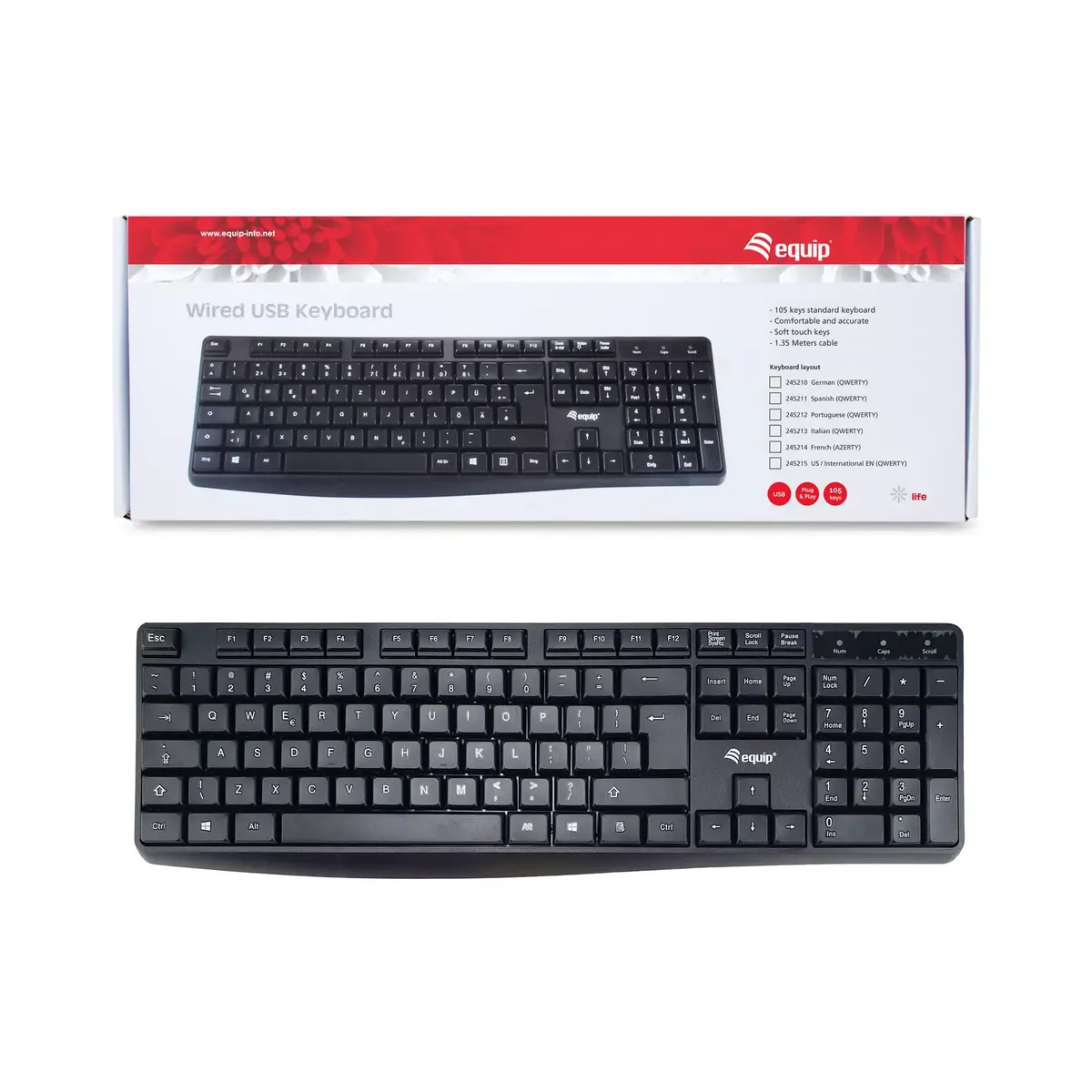 Equip Vadu USB Tastatūra QWERTY Photo 6