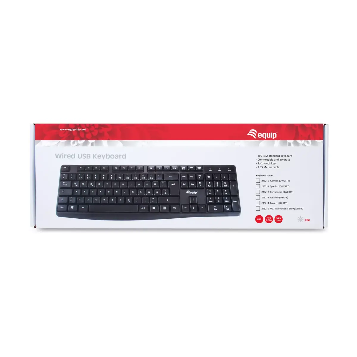 Equip Vadu USB Tastatūra QWERTY Photo 7