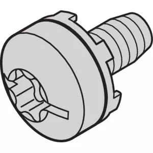 Screw SCHROFF Taptite NTS M6 self-tapping machine screw, pack of 50