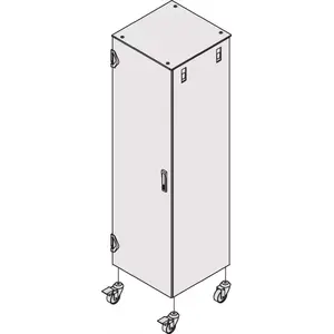 Caster wheels SCHROFF 23130077 set of 2 locking, load capacity 400 kg