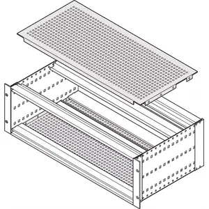 Cover plate SCHROFF 84TE 175T for side wall mounting