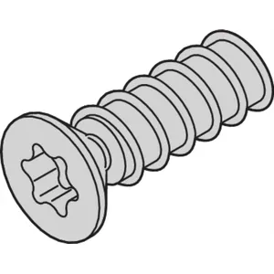 Screw SCHROFF Torx Head 2.5 x 7.7 mm, pack of 100