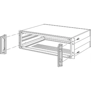 Priekšējā roktura SCHROFF FRONTGRIFF 3U (INPAC) 2 gab., modelis 20828127