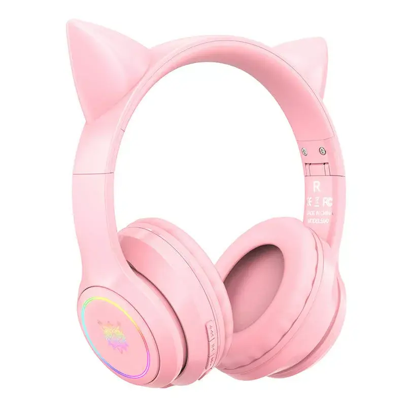 Austiņas ONIKUMA B90 Pink Photo 2