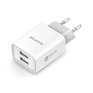 Indoor Charger Aligator CHA0039 Universal Fast Charging White 2 USB Ports