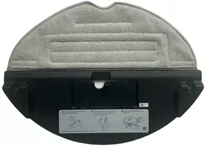 Roborock vacuum cleaner accessory mop cloth mount compatible with S8 models, white/black