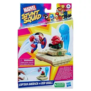 Figūriņu komplekts Marvel Stunt Squad Captain America vs. Red Skull