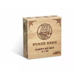 Игральные карты Cartamundi Poker King набор 2x55 карт — 2 колоды по 55 карт