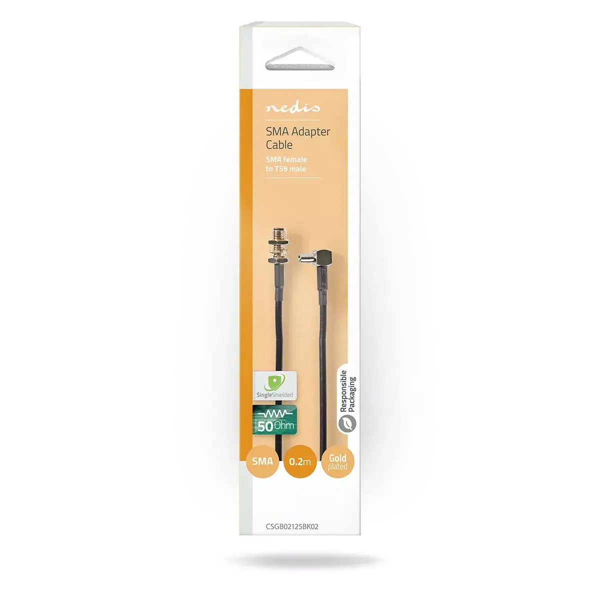 Coaxial Cable Nedis CSGB02125BK02 Photo 3