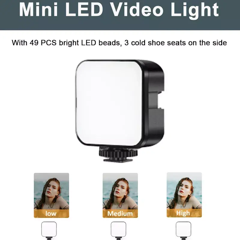 E-LIGHT Y9 Vlog Smartphone Kit with LED, Mic, and Tripod Photo 6