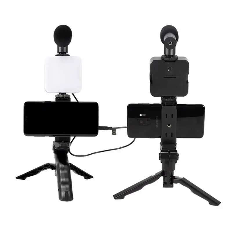 E-LIGHT Y9 Vlog Smartphone Kit with LED, Mic, and Tripod Photo 9