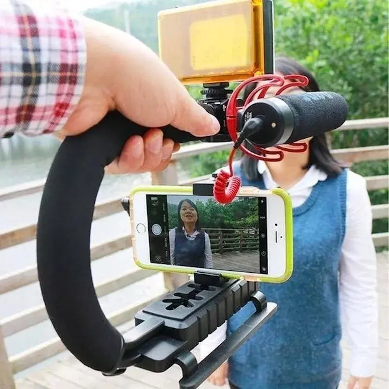 E-LIGHT 4U Handheld Stabilizer for Smartphone and DSLR Camera Photo 9