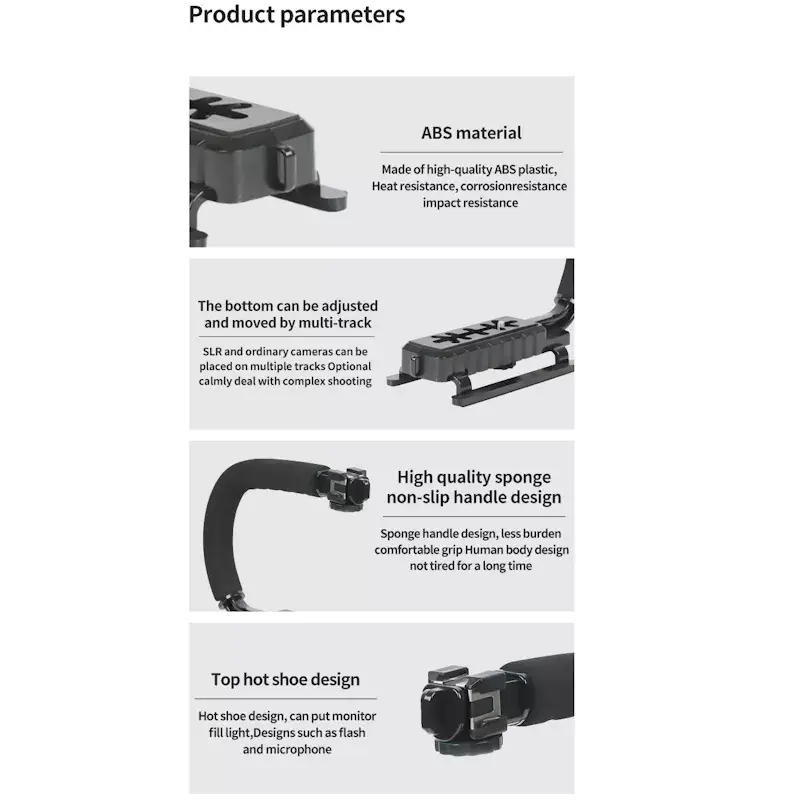 E-LIGHT 4U Handheld Stabilizer for Smartphone and DSLR Camera Photo 14