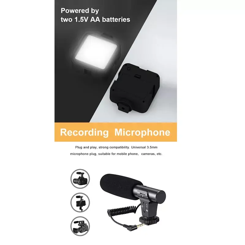 E-LIGHT M5 vloga video un foto komplekts Photo 5