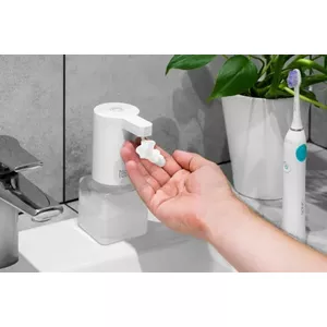 Automatic foam soap dispenser, TSA8076, battery-operated touchless, foam output for handwashing