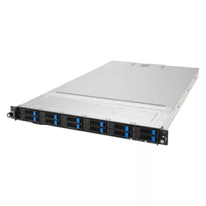 ASUS RS700A-E12-RS12U Socket SP5 Rack (1U) Melns, Tērauds