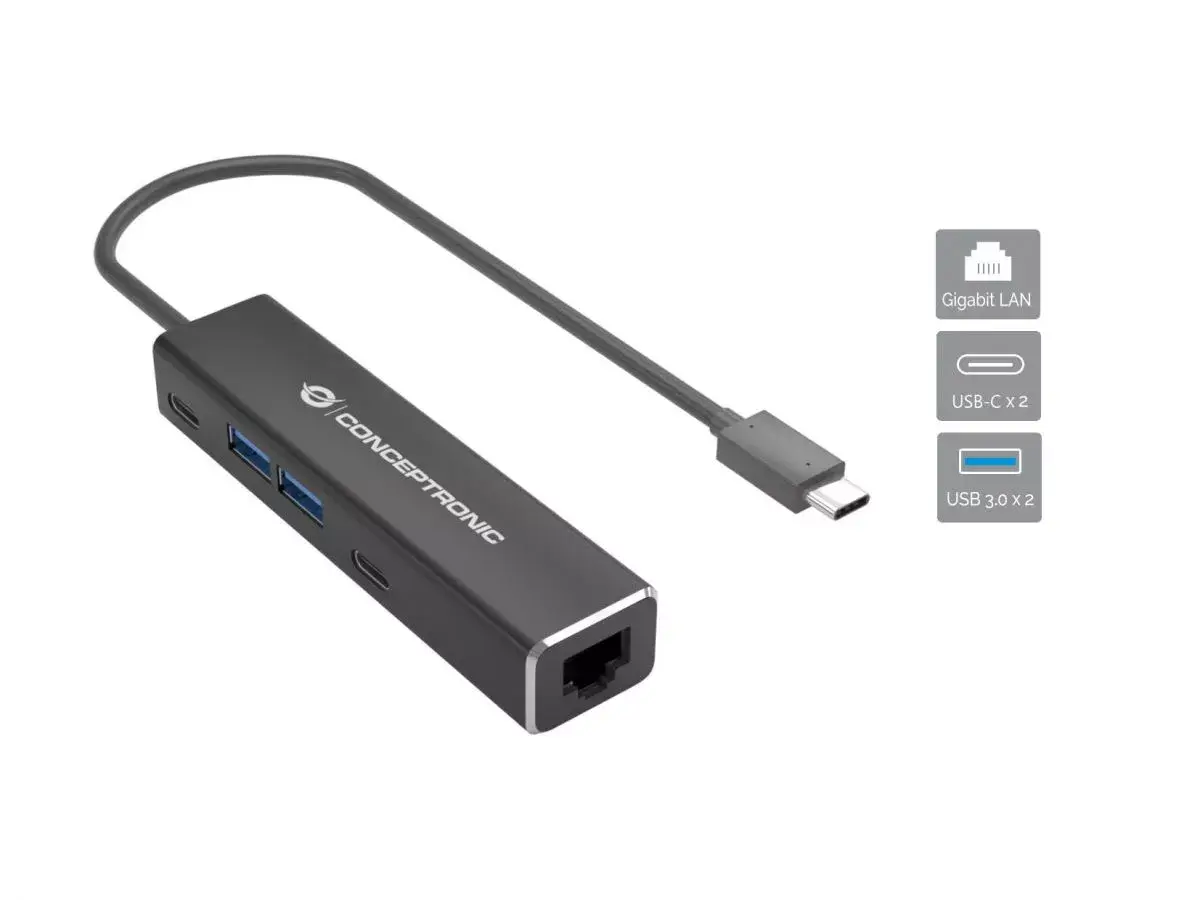 Conceptronic ABBY13B Gigabit Ethernet USB 3.2 Gen 1 adapteris Photo 2