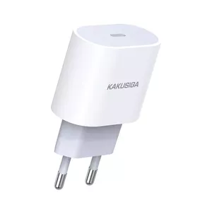 iKaku KSC-541 ZHUODO PD25W ātrās uzlādes tīkla adapteris lādētājs ar Type-C White