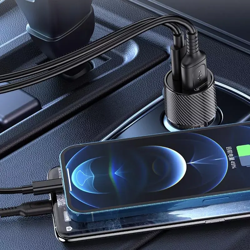Auto lādētājs iKaku KSC-855 PD30W QC3.0 Photo 6