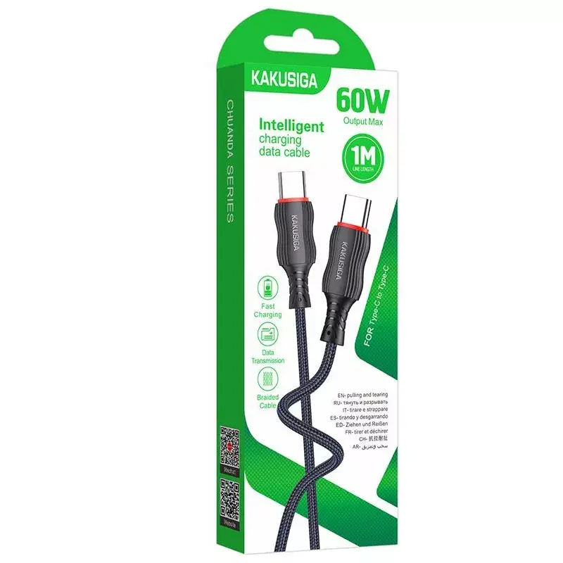 iKaku KSC-807 USB-C — USB-C кабель 60W 1 м Photo 5