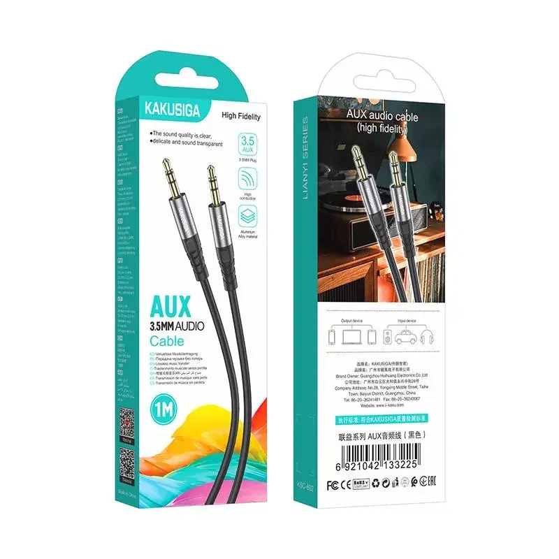 iKaku KSC-892 LIANYI AUX Audio cable 3.5mm - 1m Photo 5