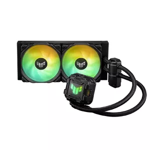 Liquid cooling kit ASUS TUF GAMING LC II 240 ARGB — 240 mm radiator, 2x120 mm ARGB fans, 40 cm tubes, copper base