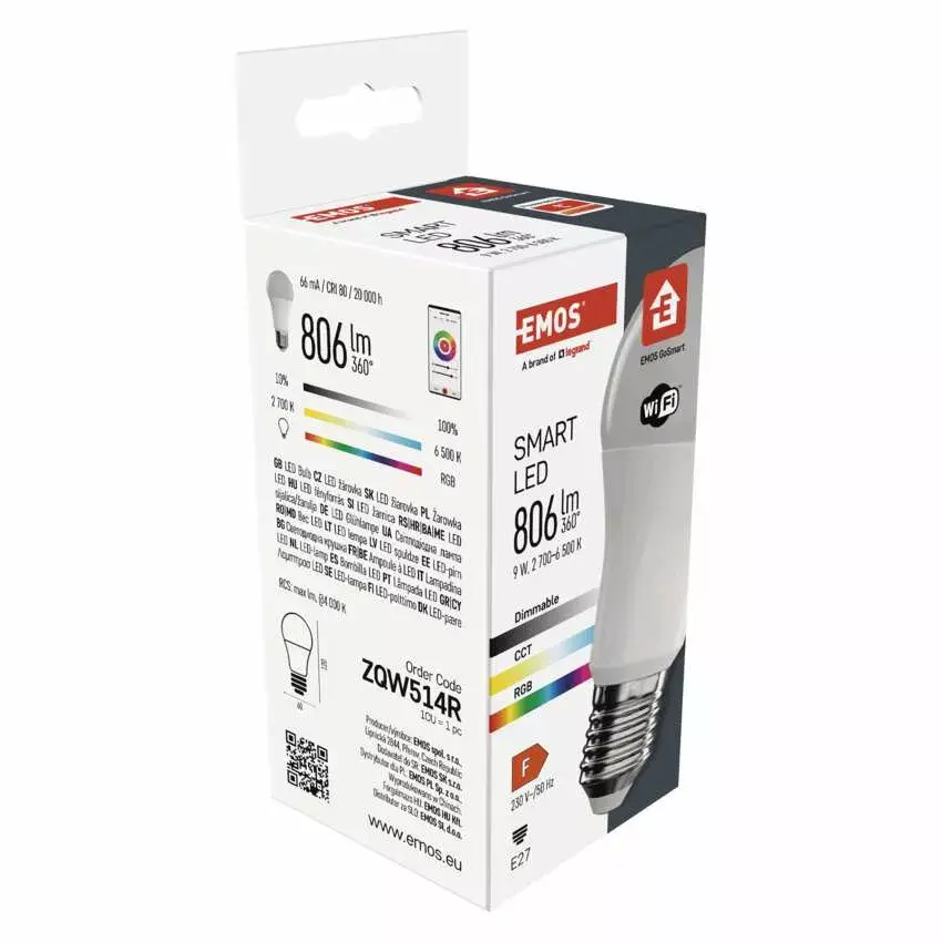 Умная лампочка Emos ZQW514R Photo 4