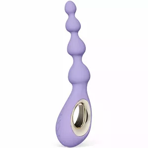 Anal massager Lelo Soraya Beads — dual stimulation, waterproof, violet