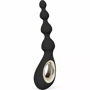 Anal massager Lelo Soraya Beads Black — waterproof, rechargeable