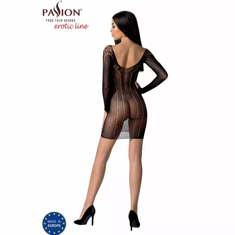 Bodystocking PASSION BS101 melns One Size Photo 4