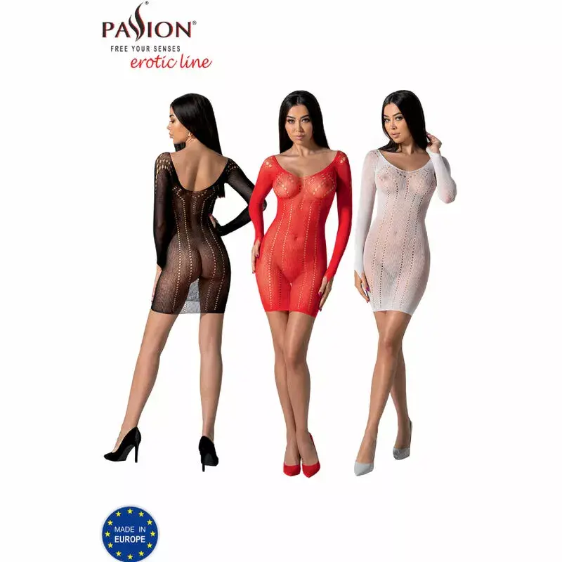 Bodystocking PASSION BS101 melns One Size Photo 8