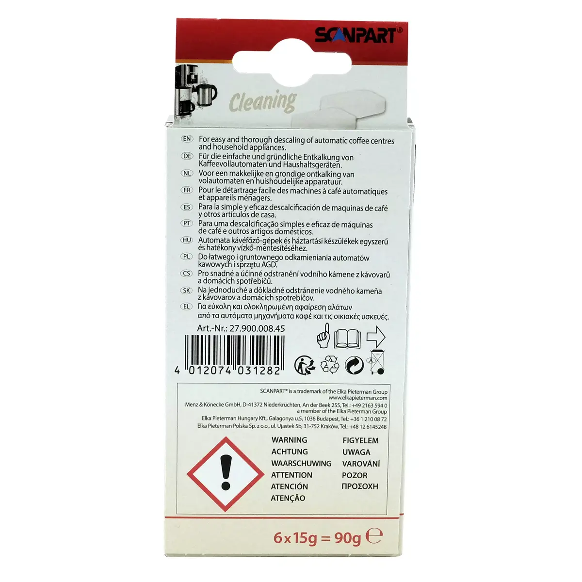 Descaler tablets SCANPART 2790000845, pack of 6 Photo 6