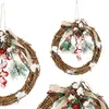 Springos CA1021 Artificial Christmas Wreath 19 cm Photo 4