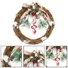 Springos CA1021 Artificial Christmas Wreath 19 cm Photo 9