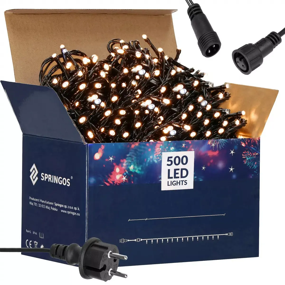 Гирлянда Springos CL0528 — 500 LED, 30 м Photo 10