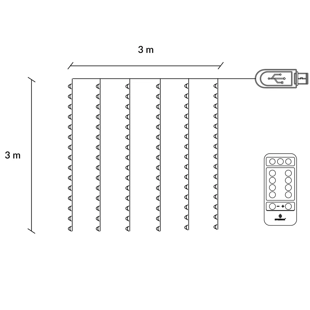 Virtenes Springos CL4022 — 300 LED