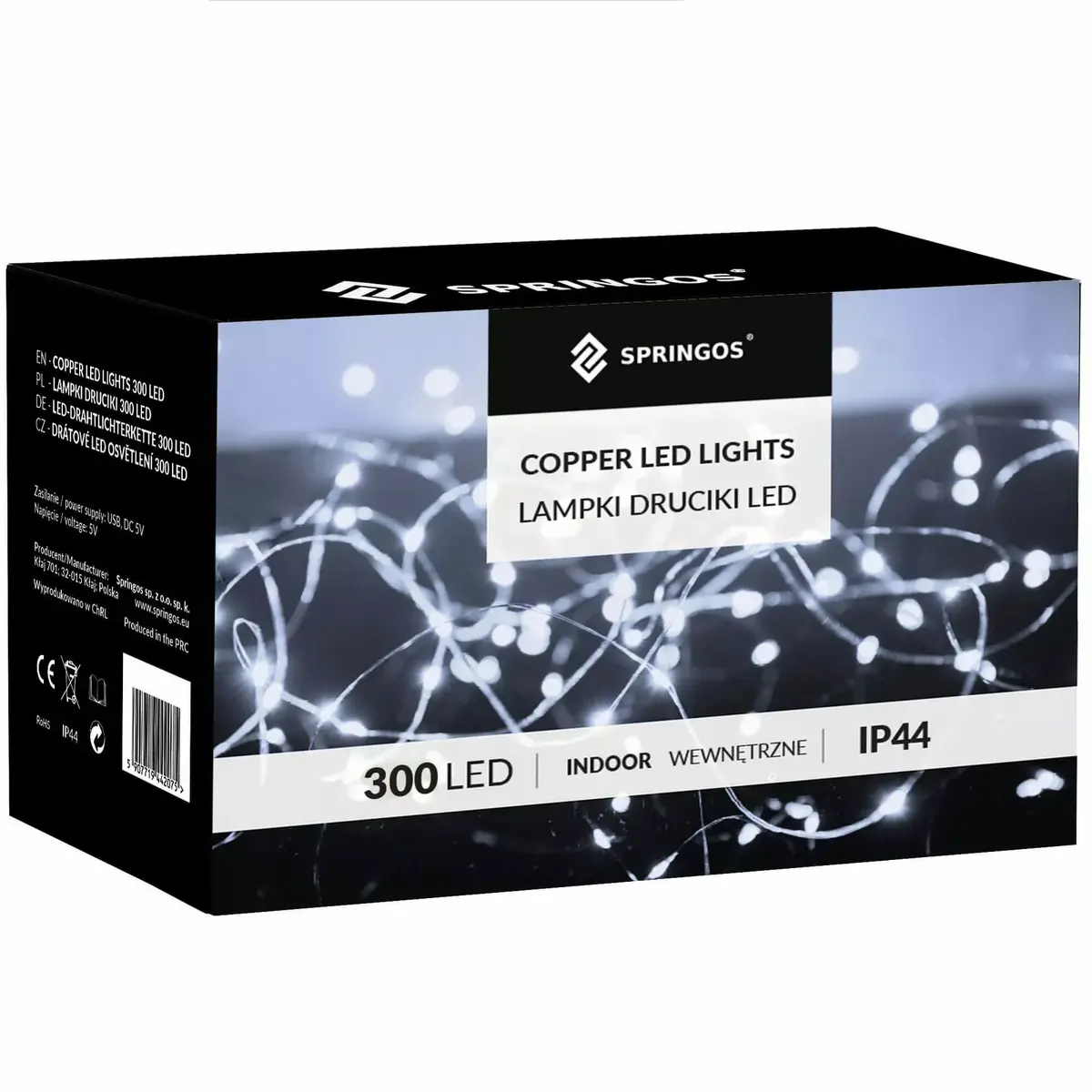 Gaismas virtene Springos CL4023 — 300 LED, 3×3 m Photo 2