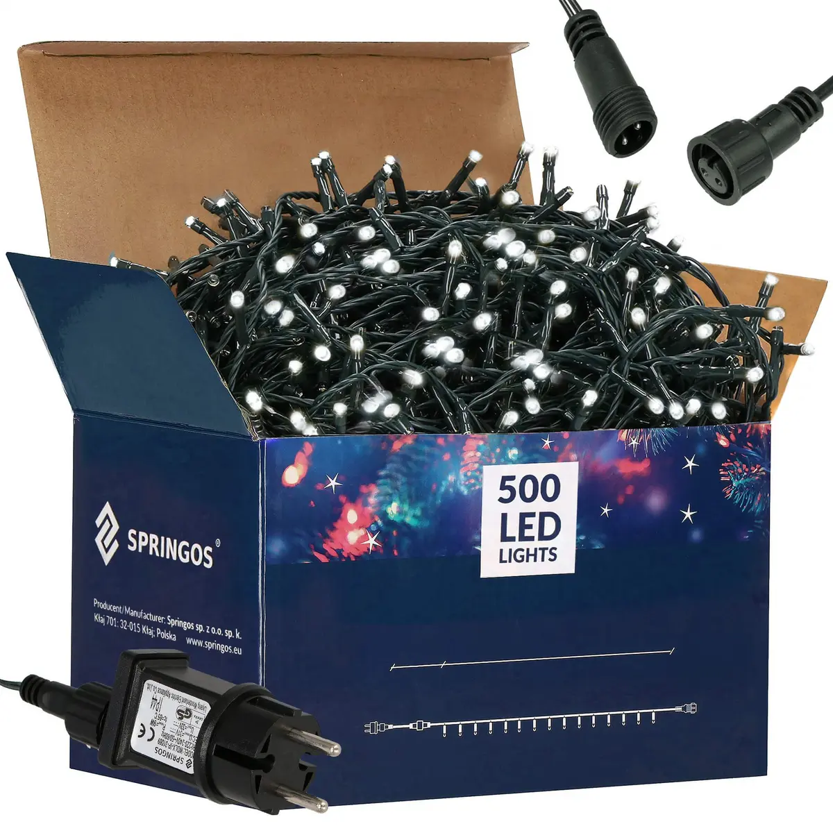 Springos CL0520 Christmas tree lights 500 LED Photo 3
