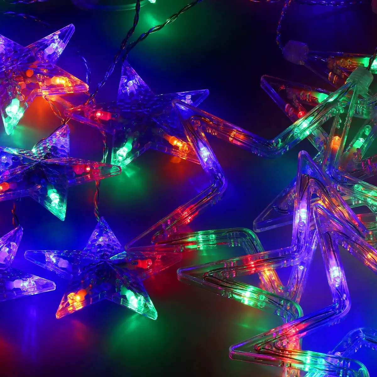 Dekoratīvs LED aizkaru gaismeklis Springos CL4017