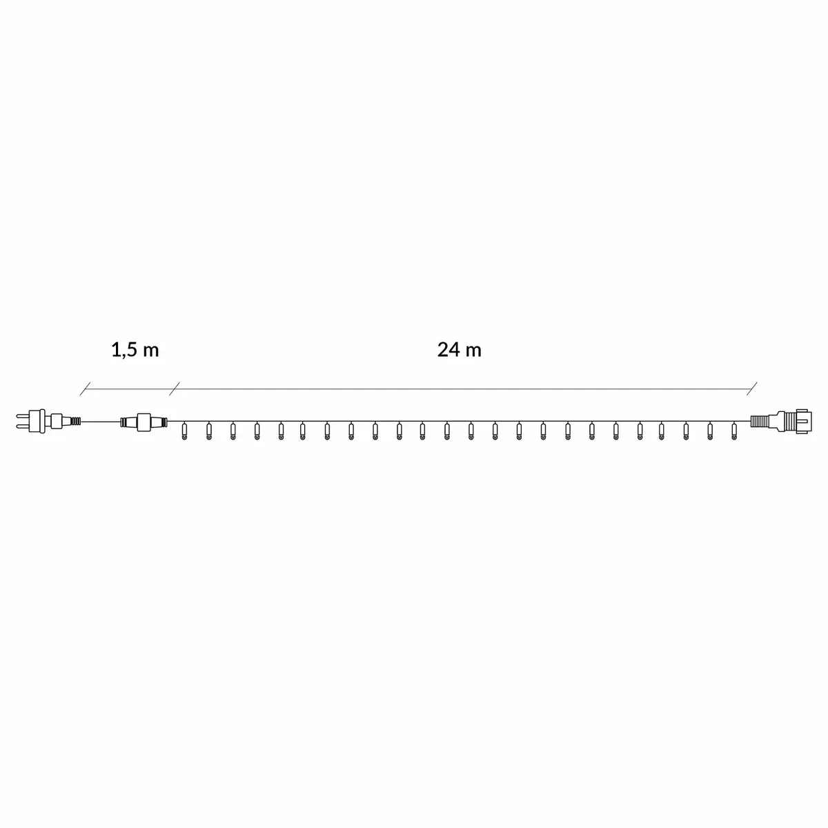 LED Christmas lights Springos CL0400 — 400 LEDs Photo 10